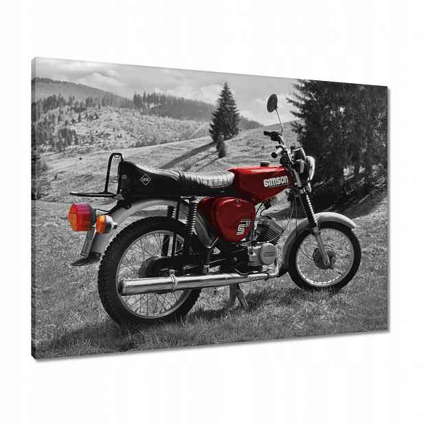 Obrazy 80x60 Červený Simson S51 E