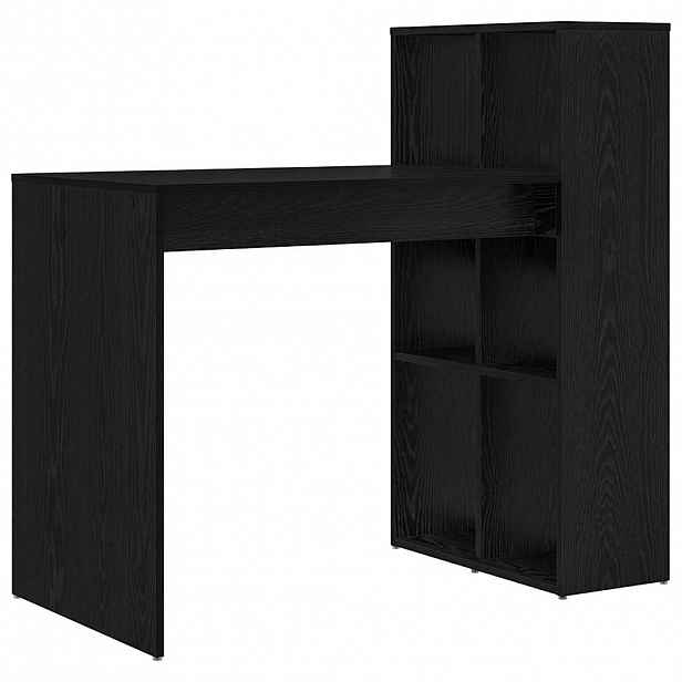 vidaXL Stůl Černý dub Kompozitní dřevo 108 x 55 x 103.5 cm