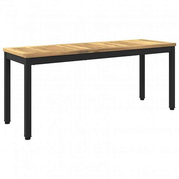vidaXL Zahradní lavice 108,5 x 35 x 45 cm Masivní akátové dřevo