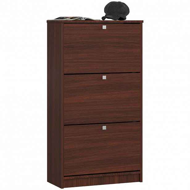RAUMHIRSCH FURNITURE SKŘÍŇ NA BOTY Tmavě hnědá 113/60/28,5