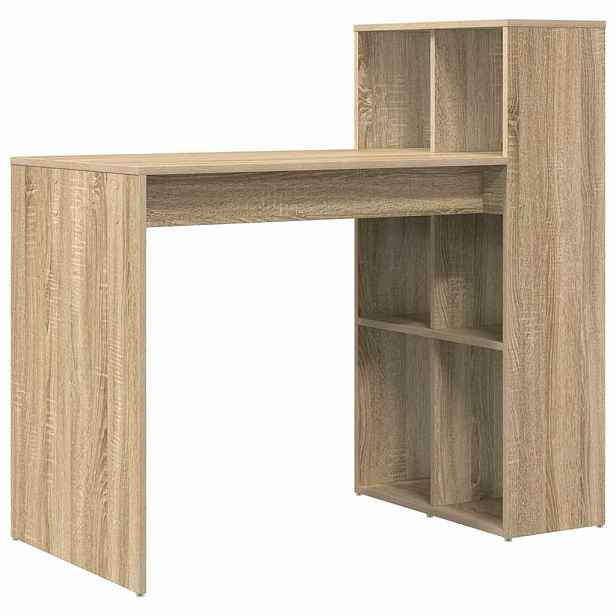 vidaXL Stůl Sonoma dub Kompozitní dřevo 108 x 55 x 103.5 cm