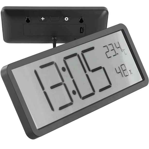 Hodiny Digitální Digitální LCD stojící nástěnný vlhkoměr s teploměrem Usb