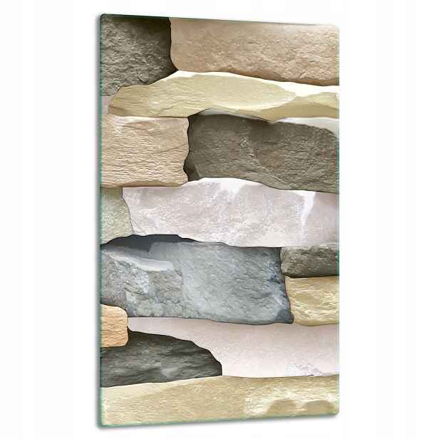 7v1 Skleněná Deska Panel Deska 30x52 Cihly