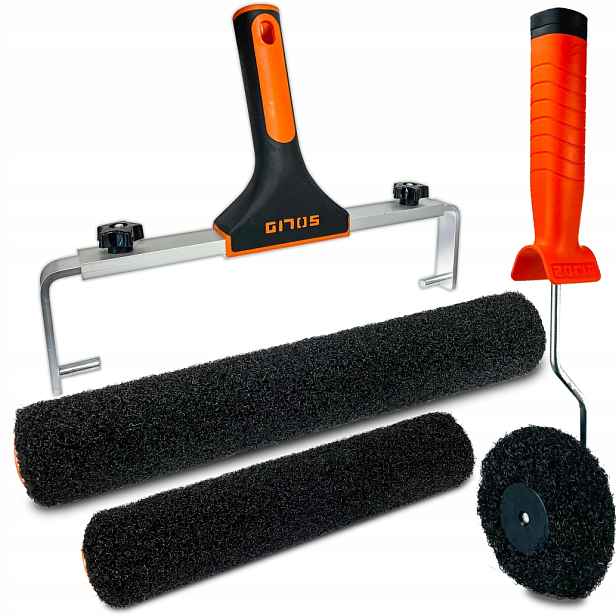 Kompltní Set Váleček Na Hladítko 46 cm 35 cm Nastavitelný Držák Úhlový Váleček
