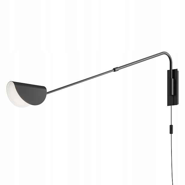 Nástěnná lampa na výložníku MOD126WL-01B1 černá 28W Maytoni