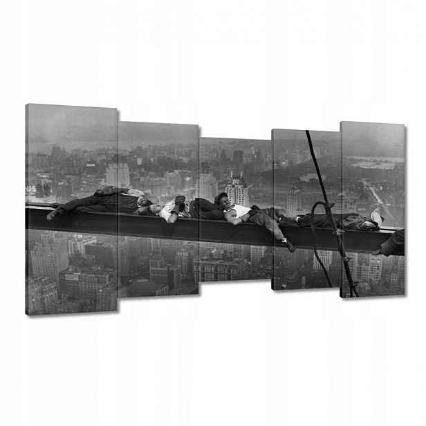 Obrazy 150x80 Dělníci na trámu