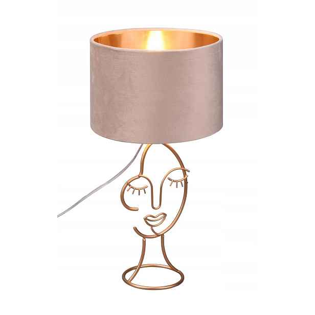 Rl Mary stolní lampa zlato-béžová E27 60W 45,5 cm IP20