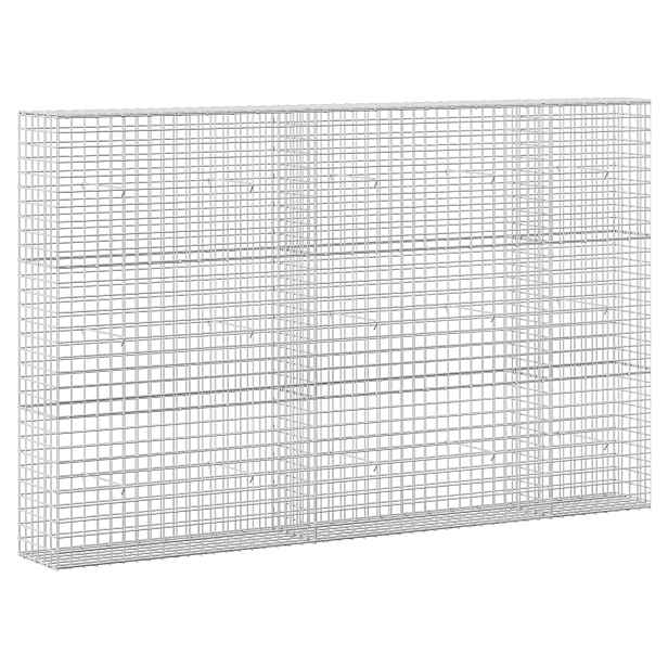 vidaXL Gabion s drátem 5 mm a síťkou 5x5 cm 250x30x150 cm