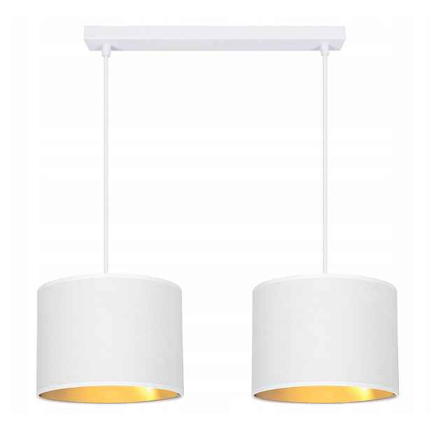 Závěsná Lampa Zlatý Stropní Led Lustr S Visícím Stínidlem E27