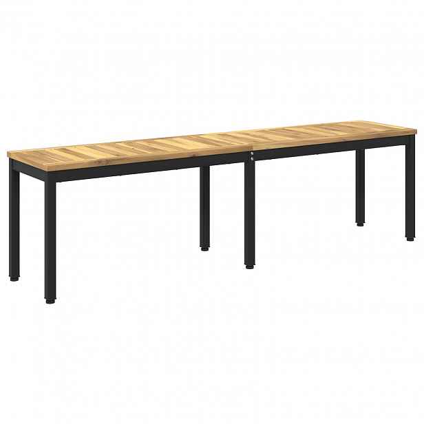 vidaXL Zahradní lavice 161 x 35 x 45 cm Masivní akátové dřevo