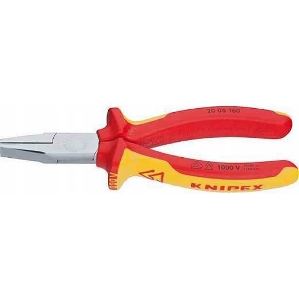 Kombinačky ploché krátké izolované Knipex 20 06 160 chromované