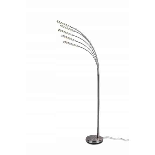 Rl Stojací Led lampa Reed 5x4W 3000K Stříbrná Kovová IP20