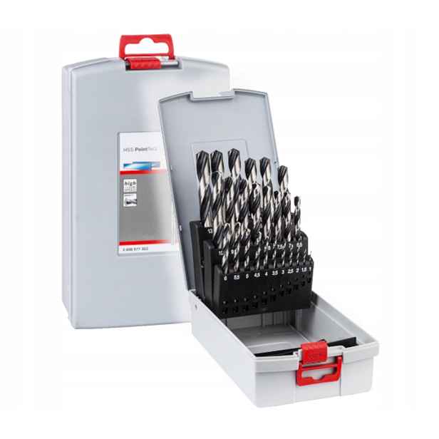 Bosch Sada Spirálových Vrtáků Hss Pointteq 25 Ks