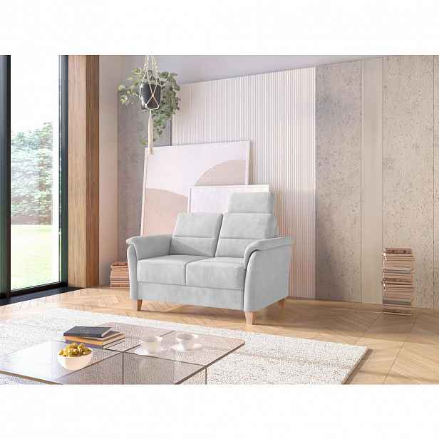 Sit & More DVOUMÍSTNÁ POHOVKA, textil, barvy stříbra