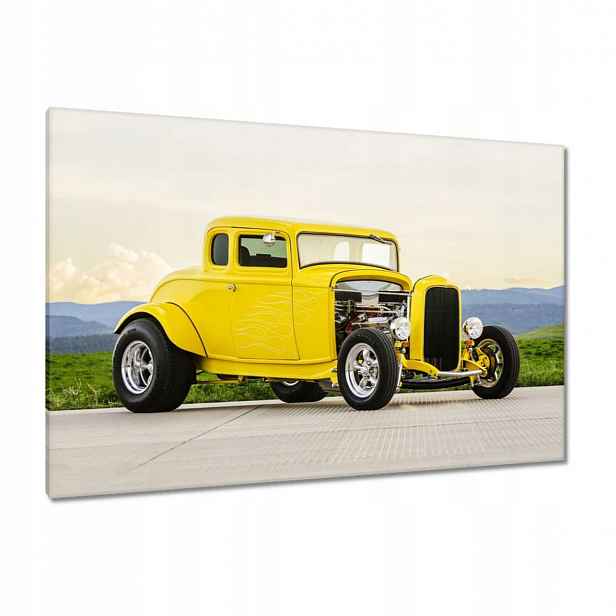 Obrazy 120x80 Žlutá klasika