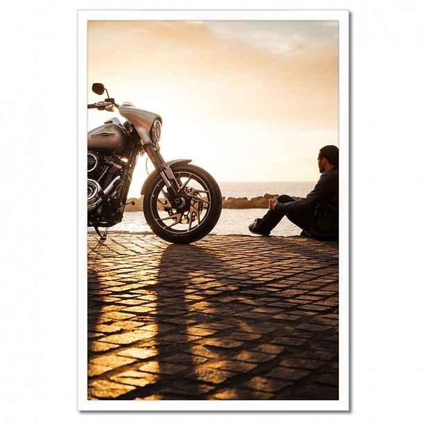 Plakáty v rámu 40x60 Harley Davidson Motocykl