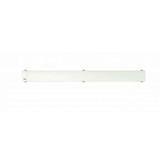 Alca - Rošt pro liniový sprchový žlab 75 cm, sklo/bílá GL1200-750