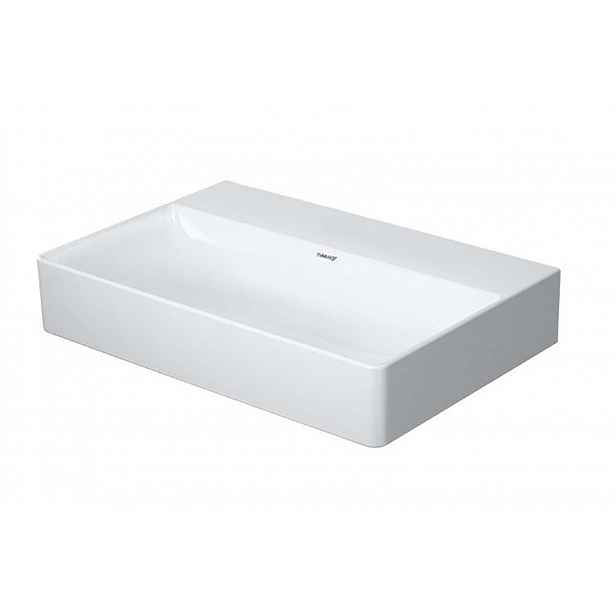 Duravit DuraSquare - Umyvadlo na desku, 50x40 cm, DuraCeram, bílá 2356500079