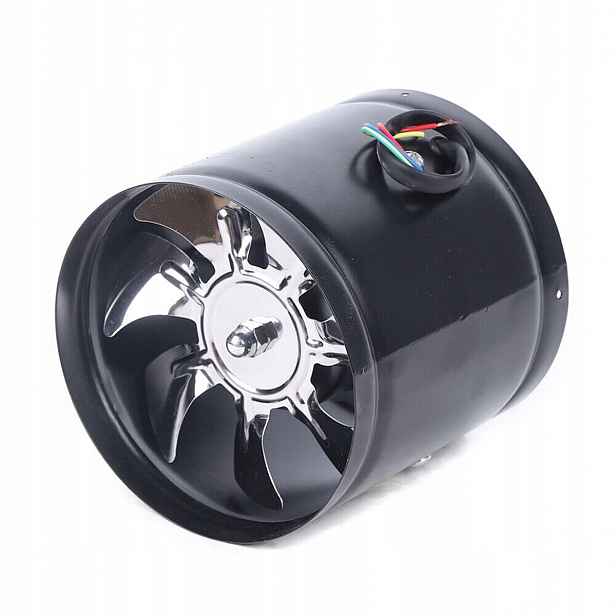 Nízkohlučný Ventilátor 150 MM 500 M³/h Pro Hotelový Supermarket