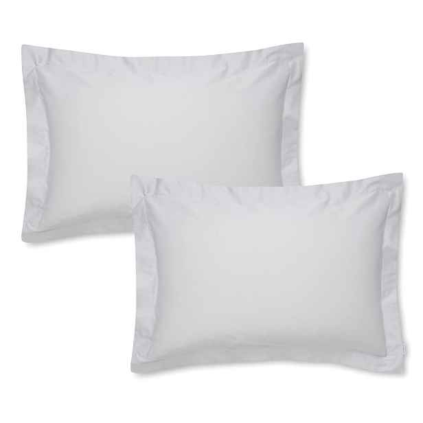 Povlaky na polštáře v sadě 2 ks z bavlněného saténu 50x75 cm Cotton Sateen – Bianca