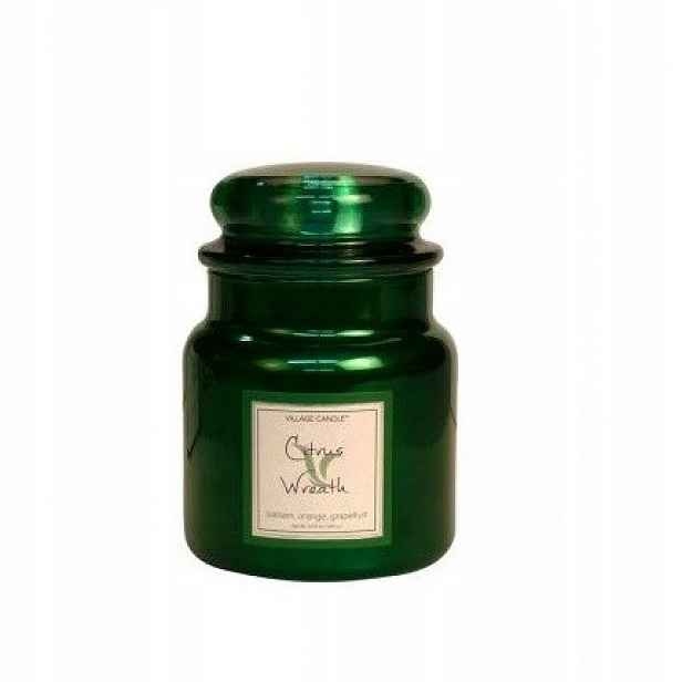 Střední svíčka Citrus Wreath M-Line Village Candle
