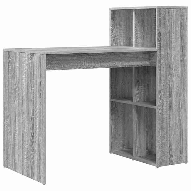 vidaXL Stůl Šedá Sonoma Kompozitní dřevo 108 x 55 x 103.5 cm