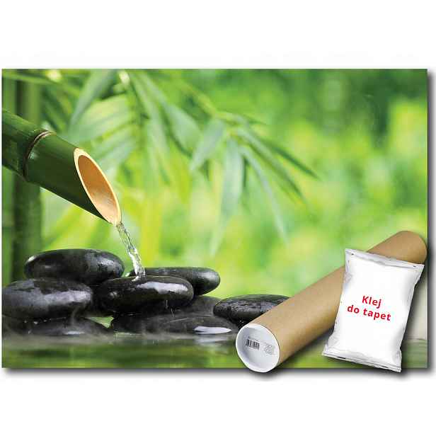 Vinylová fototapeta Zen Spa Relax Harmonie Obnova Bambus Kameny 152x104
