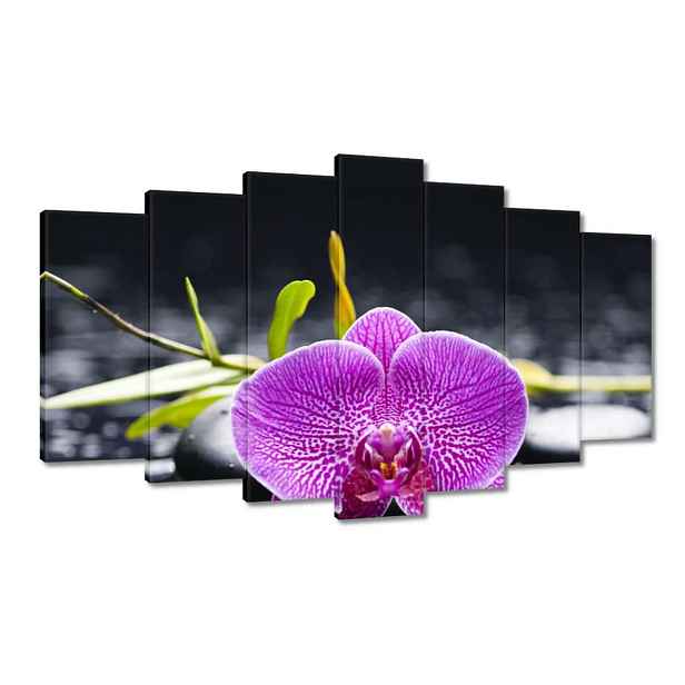 Obrazy 140x80 Fialová orchidej