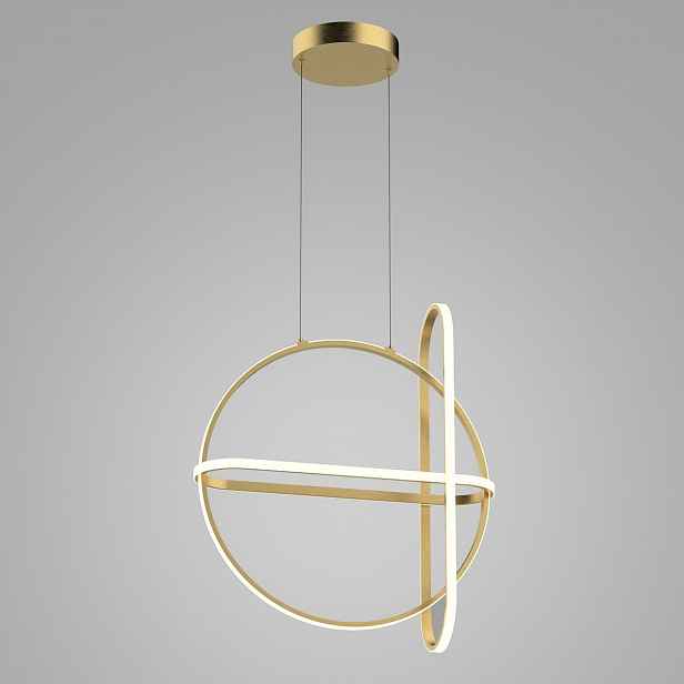 Cerrila Zlaté moderní závěsné Led svítidlo 48,6W 3000K 2000lm IP20