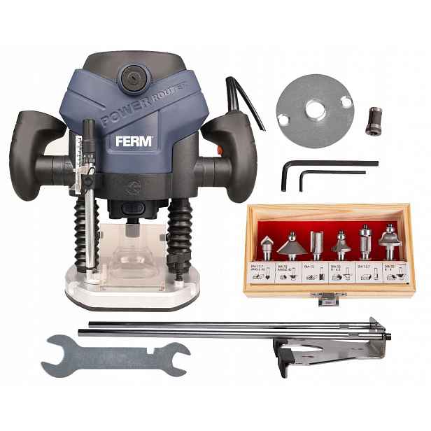 Horní frézka 1300W s frézou Ferm