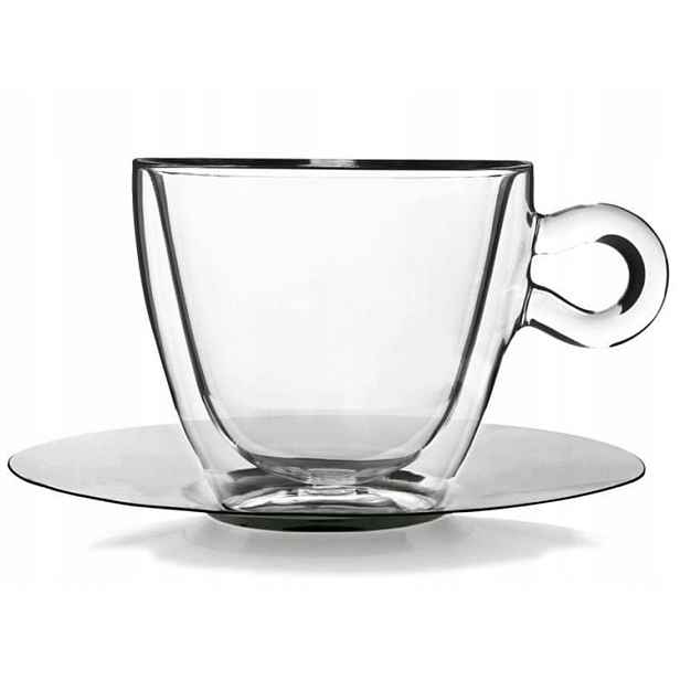 Luigi Bormioli 2 šálky na cappuccino Thermic Glass 300 ml