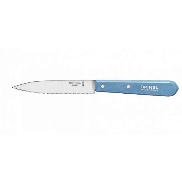 Opinel Pop nůž vroubkovaný N°113, sky blue, 10 cm