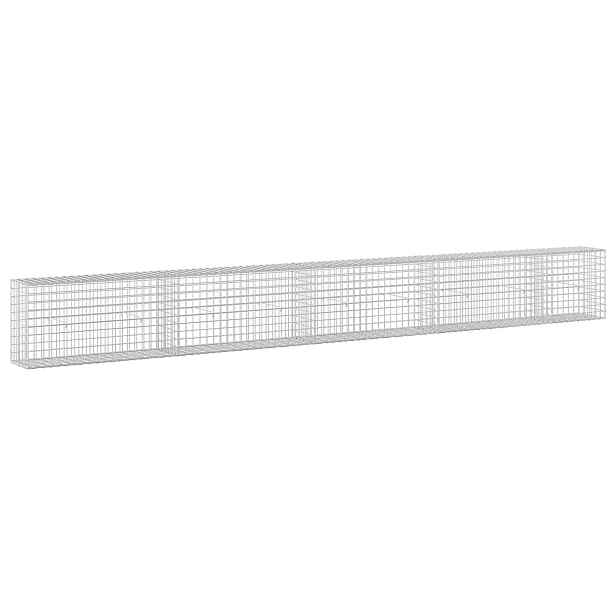 vidaXL Gabion s drátem 5 mm a síťkou 5x5 cm 450x30x50 cm