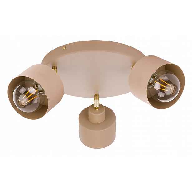 Závěsná Stropní Lampa Stropní Svítidlo Lustr Ruch Hrnek 3x E27 Kašmír béžová ecru
