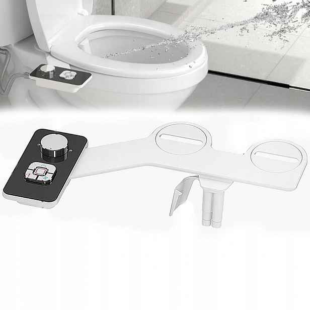 Bidetový Nástavec Na Wc Sedátko Dvojité Trysky Japonská toaleta Bidet