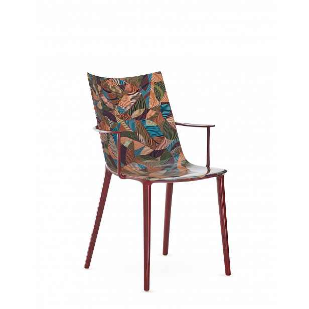 Židle H.H.H. „Graphic Impression“, více variant - Kartell Barva: Vínová / lak
