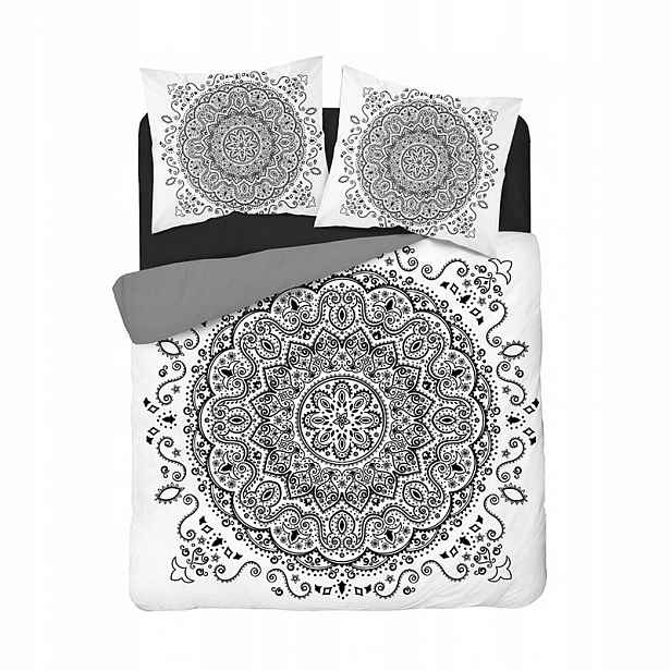 Černobílé Povlečení Mandala Ornament 220x200