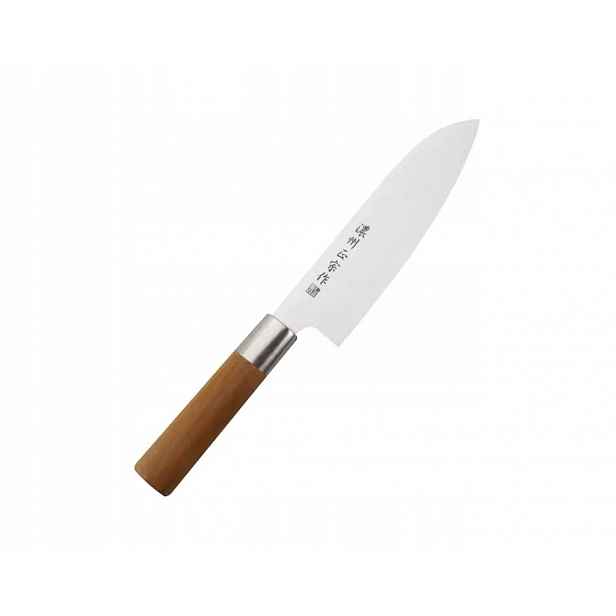 Nůž Santoku Satake Masamune 17 cm, březové dřevo Návod