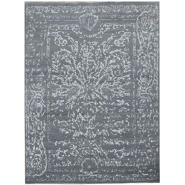 Ručně vázaný kusový koberec Diamond DC-JK 2 Light grey/silver, 180x275, šedá, chodba / předsíň, Diamond Carpets India