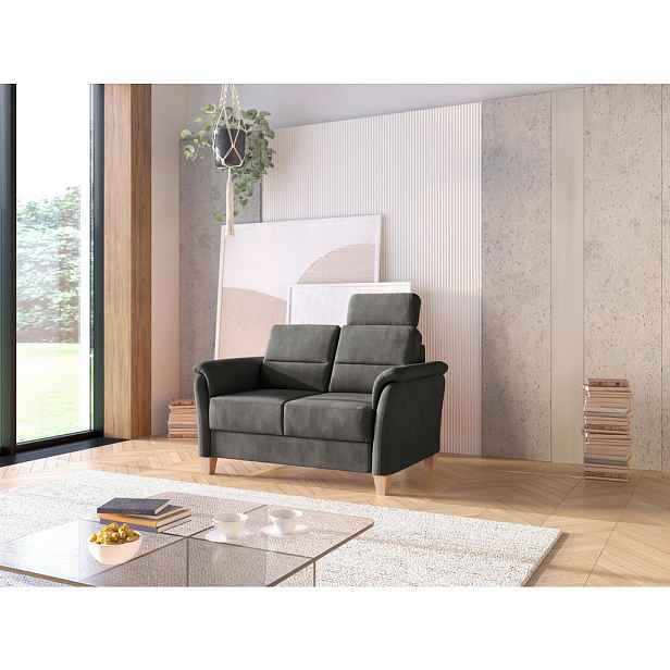 Sit & More DVOUMÍSTNÁ POHOVKA, textil, černá
