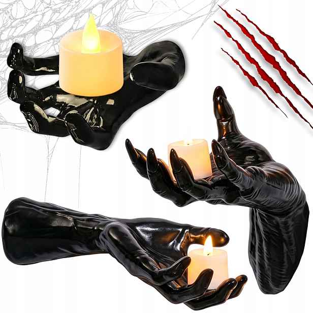 Nástěnný Držák Na Ruku A Míč Na Kuličky A Klíče Pro Halloweenskou Dekoraci