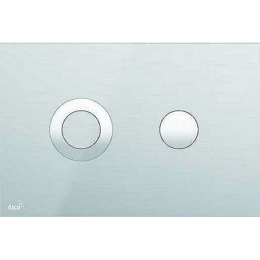 Ovládací tlačítko Alcaplast nerez mat TURN-INOX