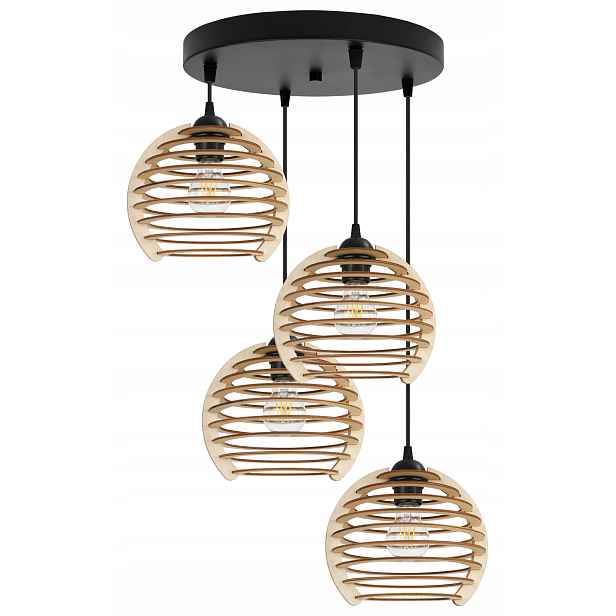 Závěsná Lampa Stropní Lustr Dřevěná, Moderní, Boho, Do Kuchyně