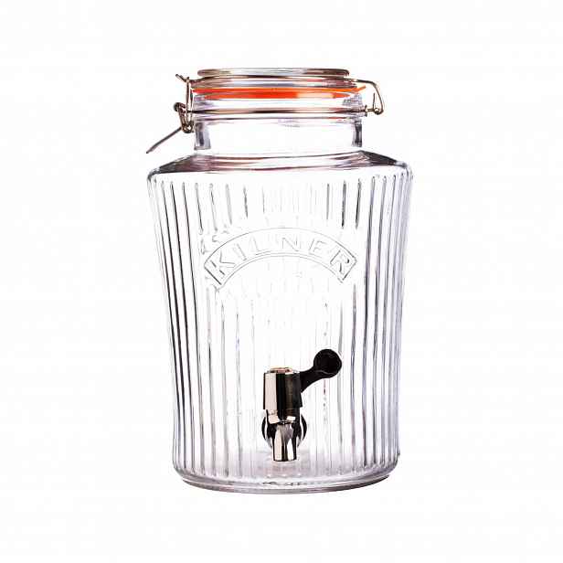 Skleněný nápojový automat s kohoutkem Kilner Vintage, 5 l