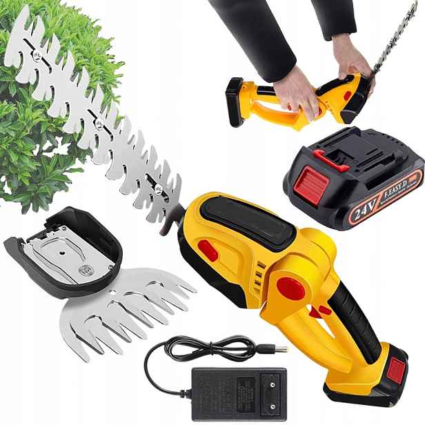 Bezdrátová sekačka na Trávy s živým plotem, supervýkonná, 500 W, s akumulátorem
