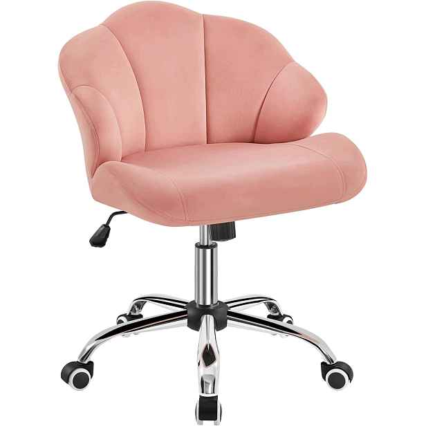 Kancelářská Otočná Židle Na Líčení Sametová Yaheetech