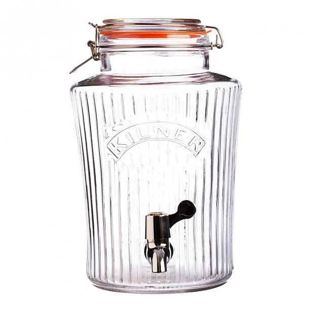 Skleněný nápojový automat s kohoutkem Kilner Vintage, 5 l
