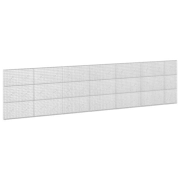 vidaXL Gabion s drátem 5 mm a síťkou 5x5 cm 650x10x150 cm