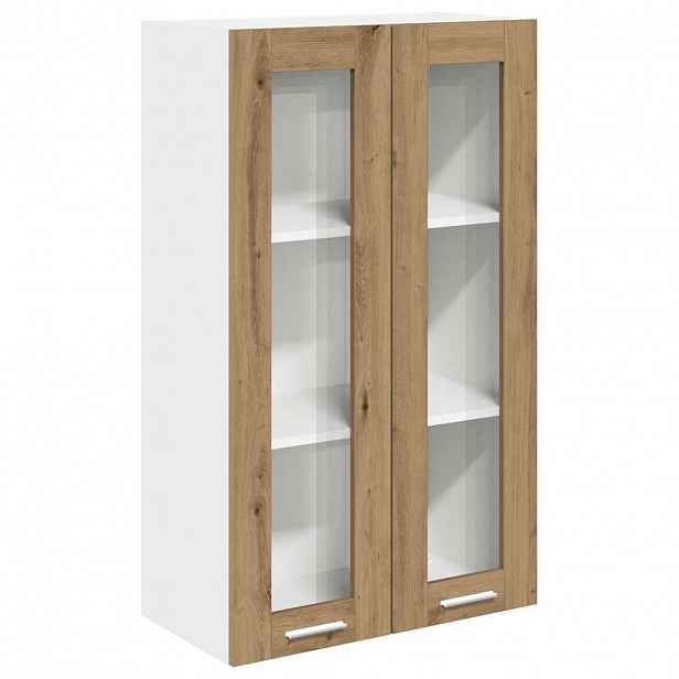 vidaXL Závěsná skříňka Artisanový dub 60 x 31 x 100 cm