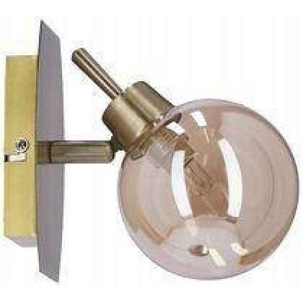 Skleněná měděná pohyblivá nástěnná lampa 1xG9 Lentini 21-16324 Candellux